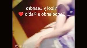 Trío con Pablo y mí marido